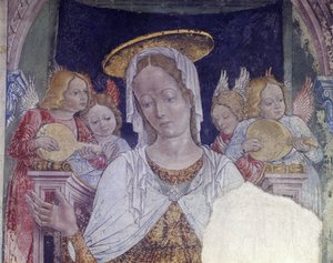Fresco in chapel at Basilica of Santa Maria Assunta
