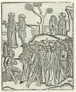Christ Healing the Blind Bartimaeus by Master of Delft (attributed to)