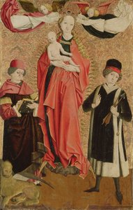 The Virgin of Immaculate Conception with Saint Mark and Saint Sebastian
