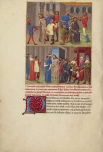 The Flagellation; The Crowning with Thorns; The Mocking of Christ; Pilate Washing his Hands by Master of Guillaume Lambert