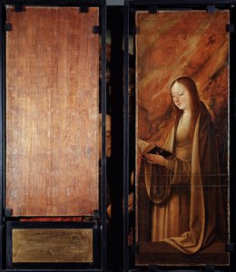 Adoration of the magi, closed panels