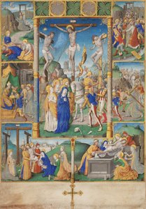 The Crucifixion with Six Scenes from the Passion of Christ