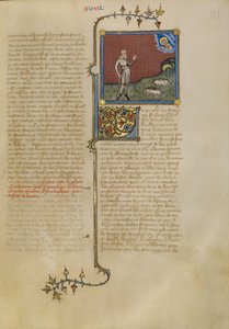 God Speaking to Joel by Master of Jean de Mandeville