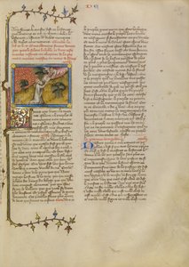 Moses Receiving the Tablets of the Law by Master of Jean de Mandeville