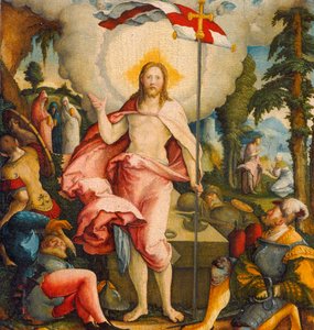 The Resurrection of Christ and Noli Me Tangere by Master of Messkirch