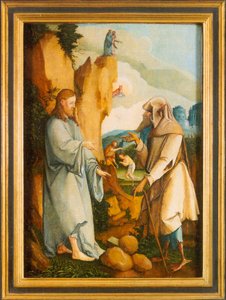 The Temptation and Baptism of Christ by Master of Messkirch