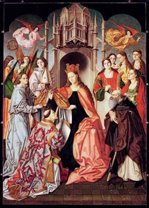 The Imposition of the Chasuble on Saint Ildenfonse by Master of San Ildefonso