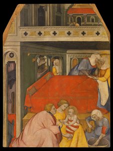 The Birth of the Virgin by Master of San Lucchese