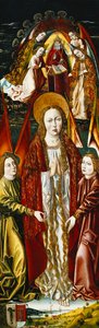 The Assumption of the Magdalen; and The Annunciation by Master of Santa Maria de la