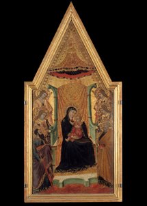 The Virgin in Majesty Between Saint Paul, Saint Peter and Four Angels