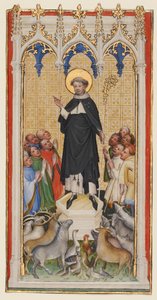Saint Anthony Abbot Blessing the Animals, the Poor, and the Sick by Master of St. Veronica