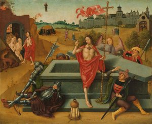 Resurrection of Christ by Master of the Amsterdam Death of the Virgin