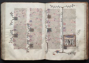 The Gotha Missal: Fol. 126v, Text by Master of the Boqueteaux