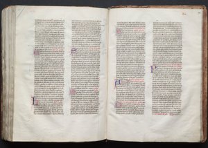 The Gotha Missal: Fol. 146r, Text, c. 1375 by Master of the Boqueteaux