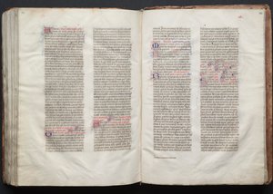 The Gotha Missal: Fol. 152r, Text, c. 1375 by Master of the Boqueteaux