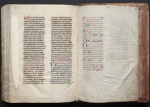 The Gotha Missal: Fol. 164r, Text by Master of the Boqueteaux