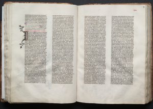 The Gotha Missal: Fol. 46v, Text, c. 1375 by Master of the Boqueteaux
