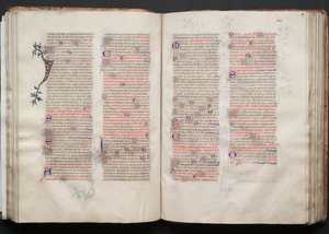 The Gotha Missal: Fol. 57r, Text, c. 1375