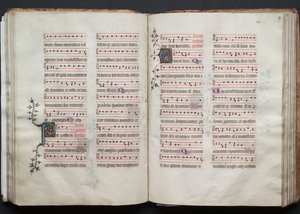 The Gotha Missal: Fol. 59r, Text, c. 1375