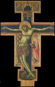 Crucifix by Master of the Borgo Crucifix