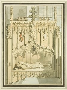 Effigies of Sir Maurice Berkeley and wife, in St Mark