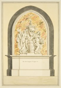 Tomb of Mrs. Elizabeth Draper, Died 1835, in Bristol Cathedral