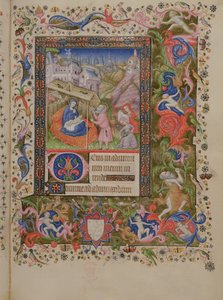 Nativity, from a Book of Hours