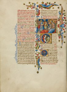 The Adoration of the Magi; Initial E: Sword Bearers