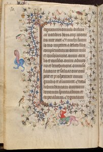 Hours of Charles the Noble, King of Navarre (1361-1425): fol. 15v, Text by Master of the Brussels Initials and Associates