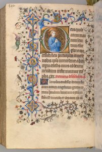 Hours of Charles the Noble, King of Navarre (1361-1425): fol. 291v, Text by Master of the Brussels Initials and Associates
