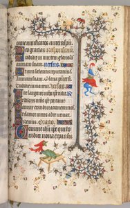 Hours of Charles the Noble, King of Navarre: fol. 191r, Text by Master of the Brussels Initials and Associates