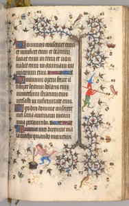 Hours of Charles the Noble, King of Navarre: fol. 198r, Text, c. 1405