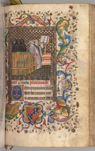Hours of Charles the Noble, King of Navarre 1361-1425: fol. 202r, Office of the Dead, c. 1405 by Master of the Brussels Initials and Associates