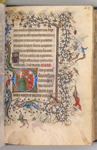 Hours of Charles the Noble, King of Navarre 1361-1425, fol. 303r, St. Apollonia by Master of the Brussels Initials and Associates