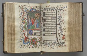 Hours of Charles the Noble, King of Navarre: fol. 79r, Text by Master of the Brussels Initials and Associates