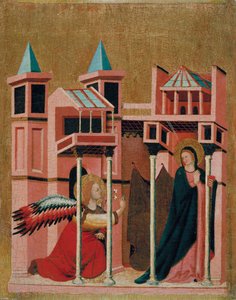The Annunciation by Master of the Cini Madonna