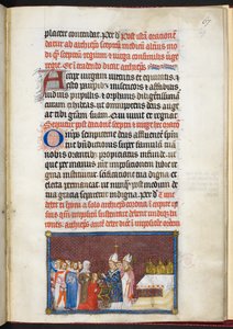 The Queen receiving the sceptre and virga, from 