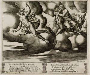 Cupid Begging Jupiter for Mercy for Psyche