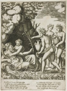 Daphne Embracing her Father, the River Peneus