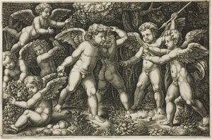 Game of Cupids by Master of the Die