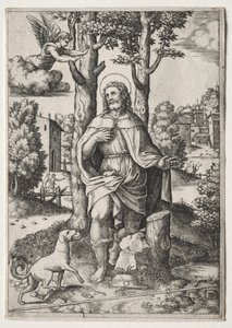 Saint Roch by Master of the Die