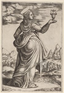 The Magdalen by Master of the Die after Follower of Raphael