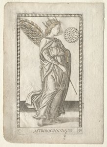 Astrology (from the Tarocchi, series C: Liberal Arts, #29) by Master of the E Series Tarocchi