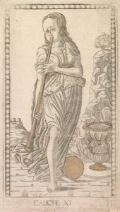 Calliope from the Tarocchi series D: Apollo and the Muses, #11