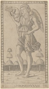 Genius of Time by Master of the E Series Tarocchi