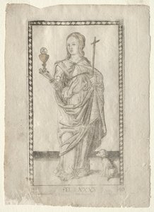 Faith (from the Tarocchi, series B: Cosmic Principles & Virtues, #40) by Master of the E Series Tarocchi