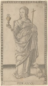 Faith by Master of the E Series Tarocchi
