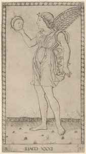 Genius of the Sun by Master of the E Series Tarocchi