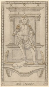 Mars by Master of the E Series Tarocchi