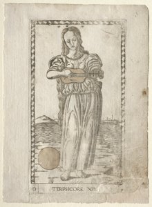 Terpsichore Dancing and Song from the Tarocchi Series
